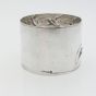 Beautiful Art Nouveau 800 Solid Silver Napkin Ring Initials 'af' (#99511) 4