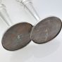 Gleaming Pair Of 23cm Candlesticks - Pinder Bros Sheffield Vintage (#99527) 4