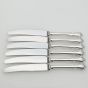 Dubarry Pattern - Set Of 6 Tea Knives Leclere Sheffield Silver Plated Handle (#99540) 4