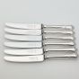 Dubarry Pattern - Set Of 6 Tea Knives Leclere Sheffield Silver Plated Handle (#99540) 5