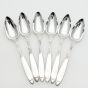 Set Of 6 Ornate Mcm Grapefruit Spoons #1 Yeoman Silver Plated Vintage 1960 (#99543) 5