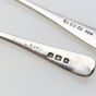 Sterling Silver Salt & Mustard Spoons - Old English - Antique (#99559) 3