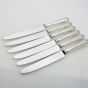Dubarry Pattern - 6x Dinner Knives - Silver Plated Handles - Vintage Sheffield (#99574) 3