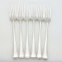 Harley Pattern - Garrard & Co - 6x Dinner Forks -  Epns Silver Plated Vintage (#99578) 5