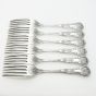 Kings Pattern - Set Of 6 Dinner Forks - Silver Plated Epns A1 Jbc Sheffield (#99616) 2