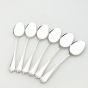 Jesmond Pattern - Rare Set Of 6 Sorbet Spoons - Silver Plated Epns Sheffield (#99654) 2