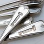 Jesmond Pattern - Rare Set Of 6 Sorbet Spoons - Silver Plated Epns Sheffield (#99654) 4