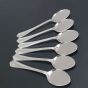 Jesmond Pattern - Rare Set Of 6 Sorbet Spoons - Silver Plated Epns Sheffield (#99654) 5