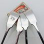 4x Fiddle Pattern Toddy Ladles John Round Sheffield Silver Plated Antique (#99658) 3