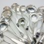 Good Bulk Lot Of 16 Large Sauce Ladles Antique & Vintage Silver Plated Epns (#99664) 2