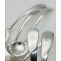 8x Old English Pattern Large Sauce Ladles - Silver Plated Epns Antique (#99667) 3