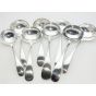 8x Old English Pattern Large Sauce Ladles - Silver Plated Epns Antique (#99667) 5