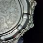 Ornate Silver Plated Chased Serving Platter Tray - Vintage (#99686) 3