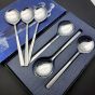 Viners Love Story Boxed Set Of 6 Soup Spoons #2 Vintage Stainless Steel (#99733) 3