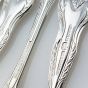 Duchess Plate Ashleigh Pattern Soup & Dessert Spoons Epns Silver Plated (#99752) 4