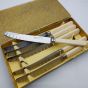 Grant & Sons Hawkedge Dinner Knives Stainless Steel Faux Bone Handle Cutlery (#99782) 2