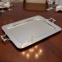 Good Silver Plated Tea / Drinks Serving Tray - Vintage (#99798) 2
