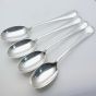 Rattail Pattern 4x Tablespoons - Silver Plated - Epns - Vintage (#99893) 2