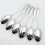 Rattail Pattern 6x Coffee Spoons - Silver Plated - Epns - Vintage (#99897) 2