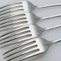 Rattail Pattern 4x Side/dessert Forks - Silver Plated - Epns - Vintage (#99899) 3
