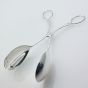 Vintage Walker & Hall Salad Servers Tongs Scissor Action Silver Plated (#99968) 5